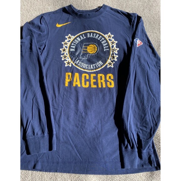 Nike Other - The Nike Tee Dri-Fit Indiana Pacers NBA Shirt Mens XS Navy Crew Neck Long Sleeve